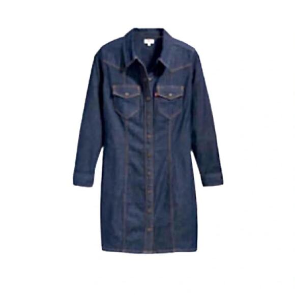 LEVI’S GIA WESTERN DRESS SIZE XS - Picture 3 of 10